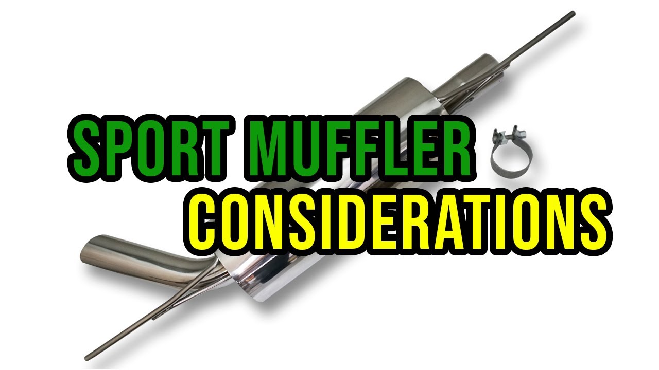 Tech Talk: Sport Muffler Considerations