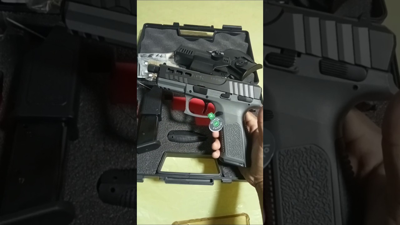 Kor fx 9 Sr Grey 9mm pistol #9mmpistol #airsoft #airgun #shortvideo