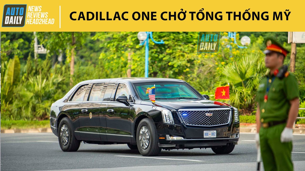 Đoàn xe khủng tháp tùng Tổng thống Mỹ Biden trên đường phố Hà Nội
