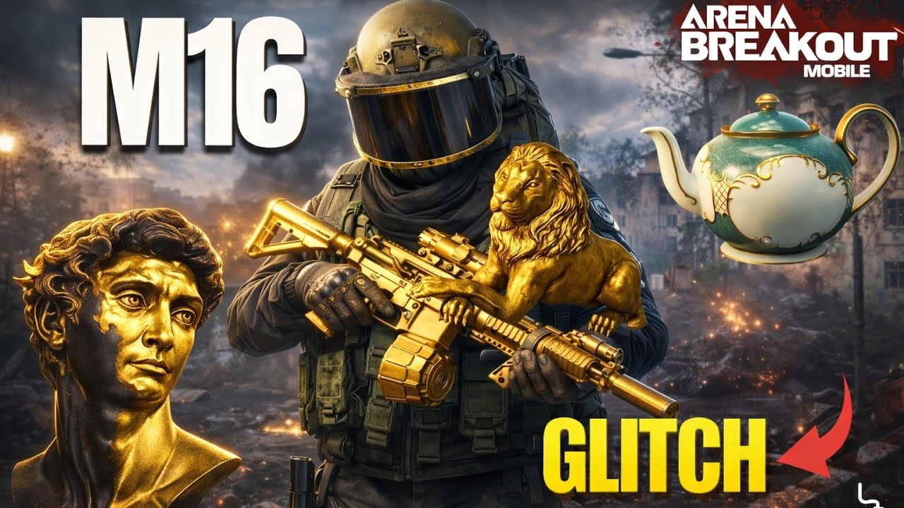 M16 MAIS RÁPIDA QUE H4 || ARENA BREAKOUT MOBILE 