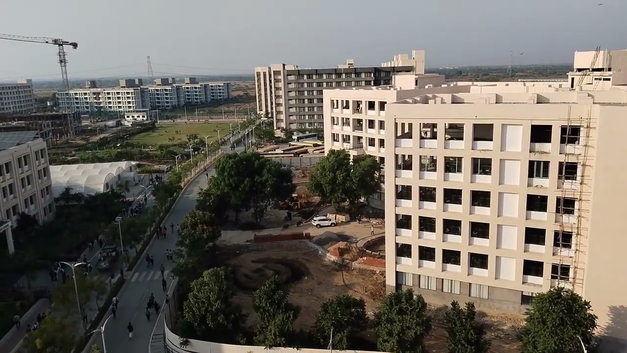 @ParulUniversity highest floor of CV Raman Building View 