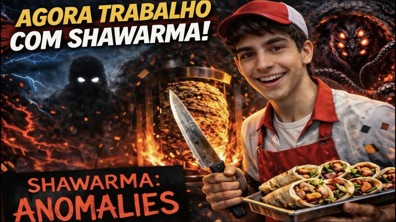 ESSAS CRIATURAS QUEREM SEU SHAWARMA! VOCÊ ATENDERIA? - Scary Shawarma Kiosk: The Anomaly