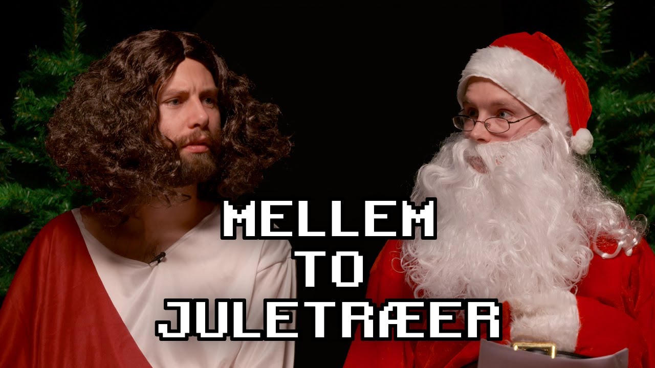 Mellem to juletr&aelig;er