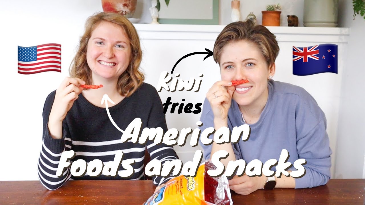 KIWI tries AMERICAN foods and snacks