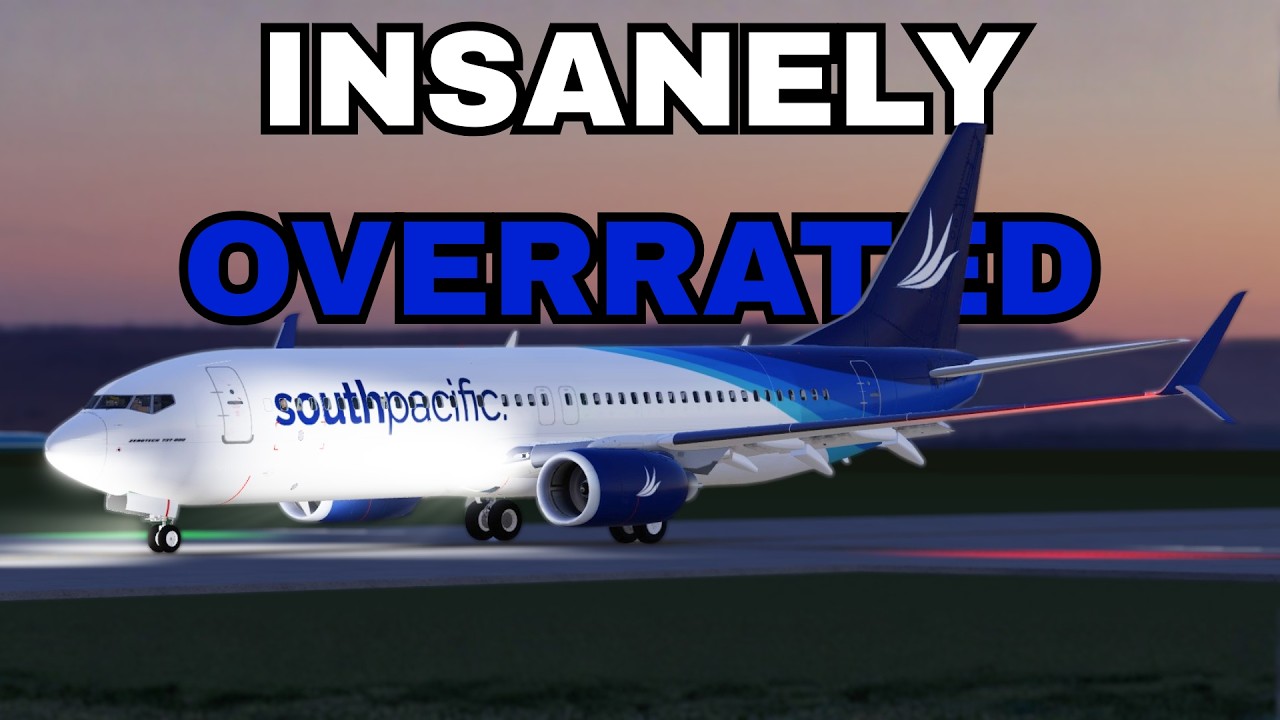the Largest Airline on Roblox is Overrated... | Roblox South Pacific Airways airline review