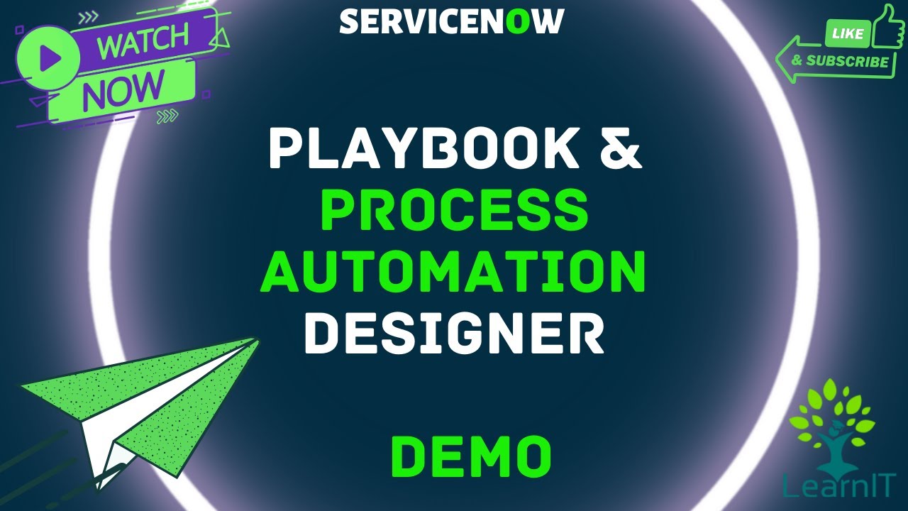 Часть 2: Пособие | Проектировщик автоматизации процессов | Демонстрация | ServiceNow