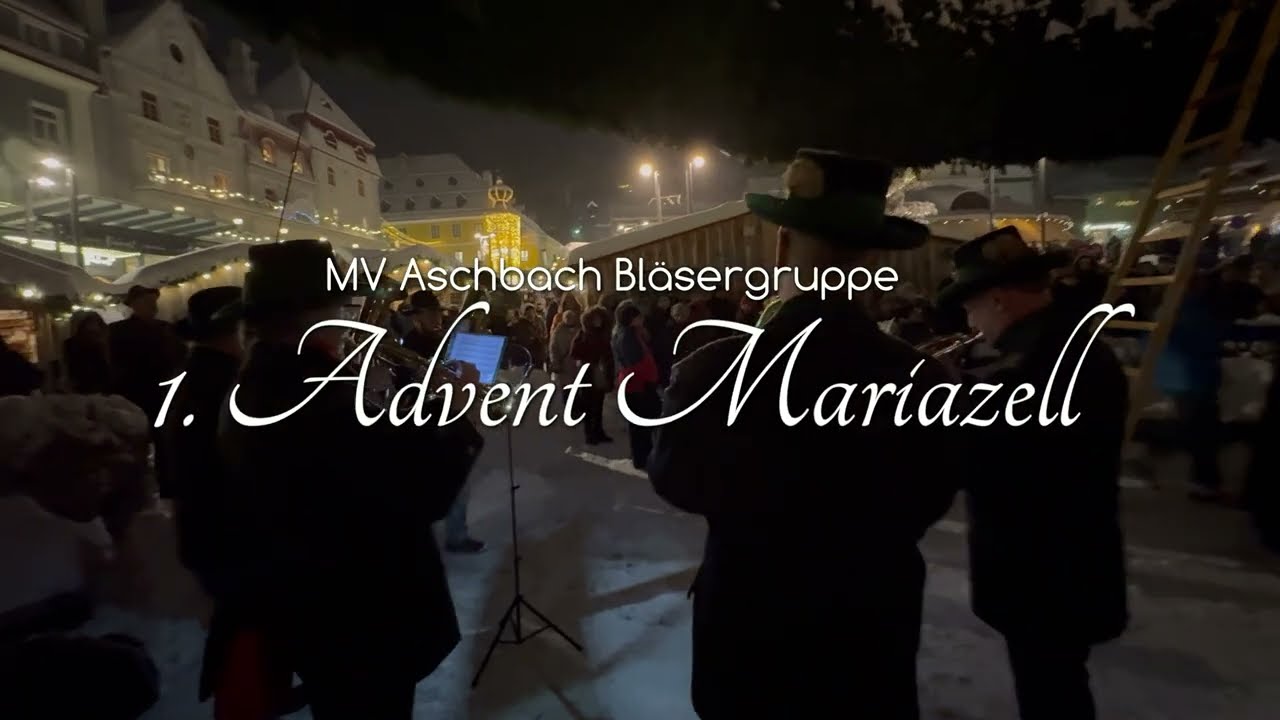 1. große Adventkerze in Mariazell entzündet