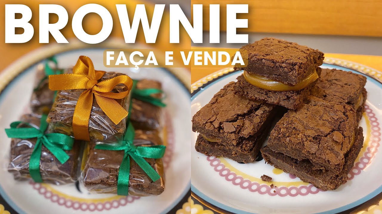 FAÇA E VENDA | COMO FAZER BEM CASADO DE BROWNIE RECHEADO