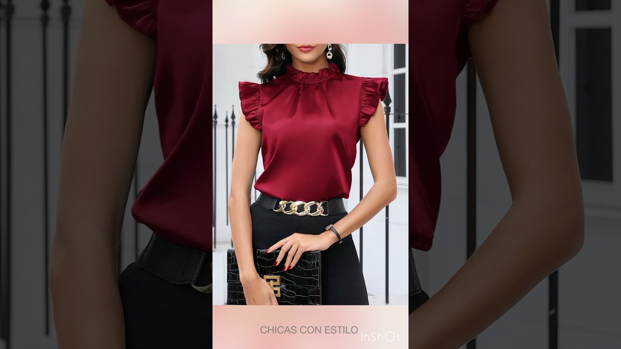 BLUSAS BELLAS Y ELEGANTES PARA CHICAS CON ESTILO 2025#fip #fashion #estilo #2025