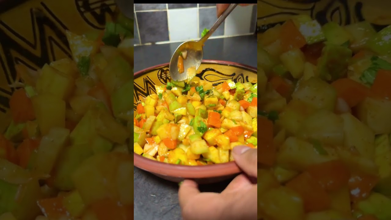 ഒരു തകർപ്പൻ Mango &Avocado Salad 😍😍 #salad  #mangosalad 