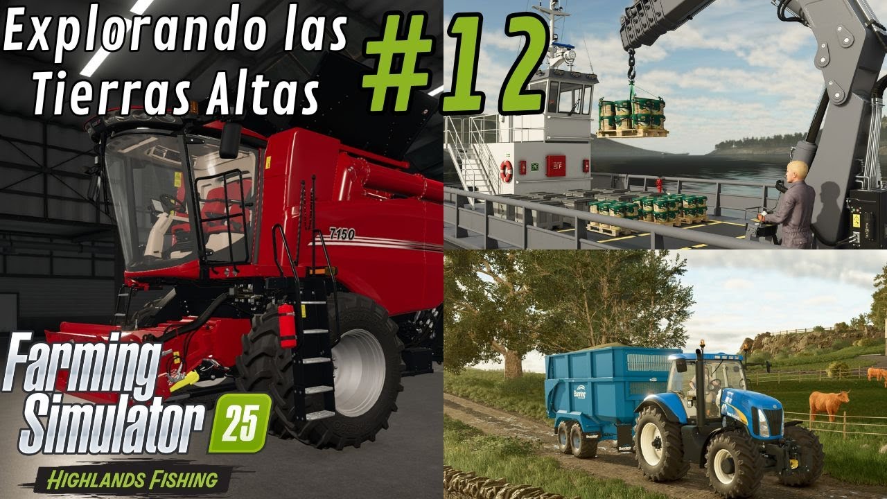 🏰 EMPEZAMOS A CONSTRUIR EL CASTILLO | Piedra y Tejas en Highlands Fishing EP.12 | FS25