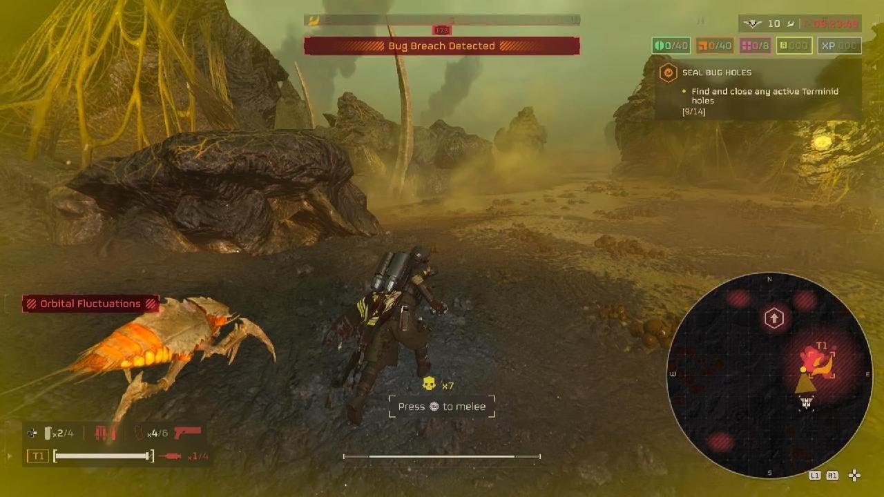 HELLDIVERS 2 bugs /solo