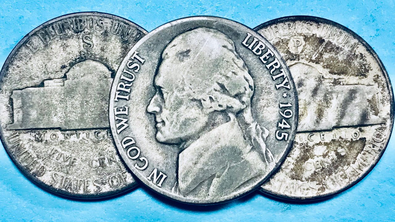$56,000 For WWII US 1945 Jefferson Nickels - United States 5 Cents Coins