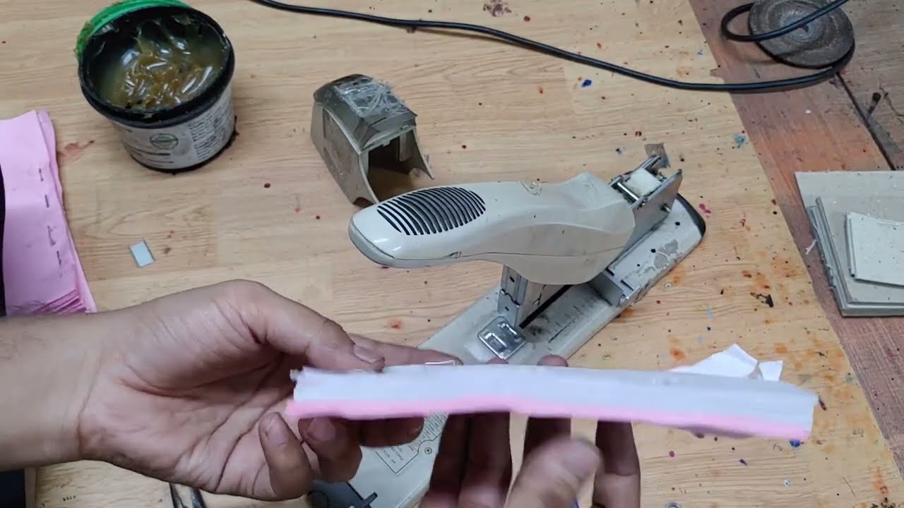 HEAVY DUTY STAPLE MACHINE REPAIR PIN JAMMED PROBLEM