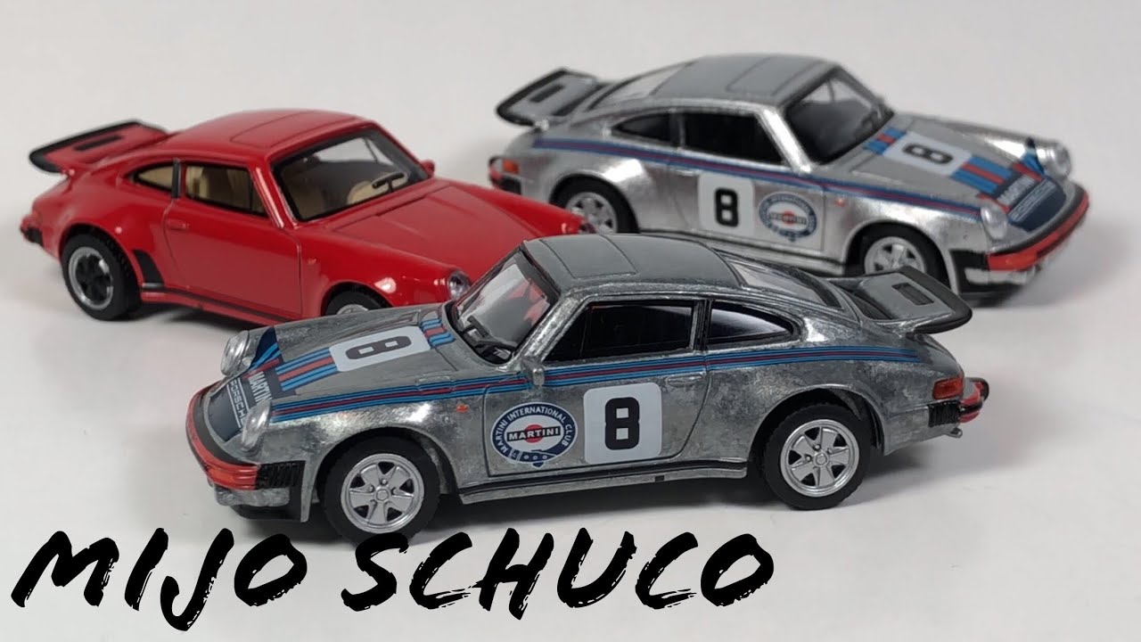 MIJO Schuco Porsche 911 (930) including a Chase! Limited to 100 pcs.