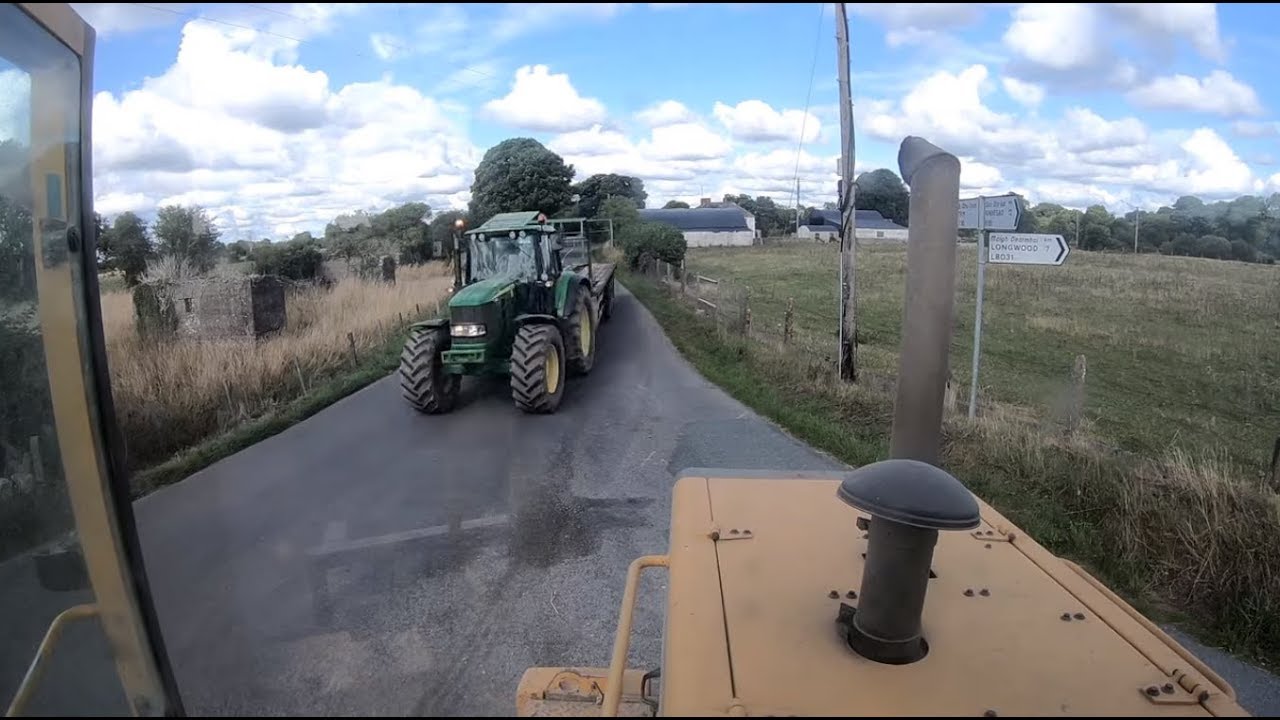 Drawing Home Round Bales - Harvest 2018 - GoPro HD