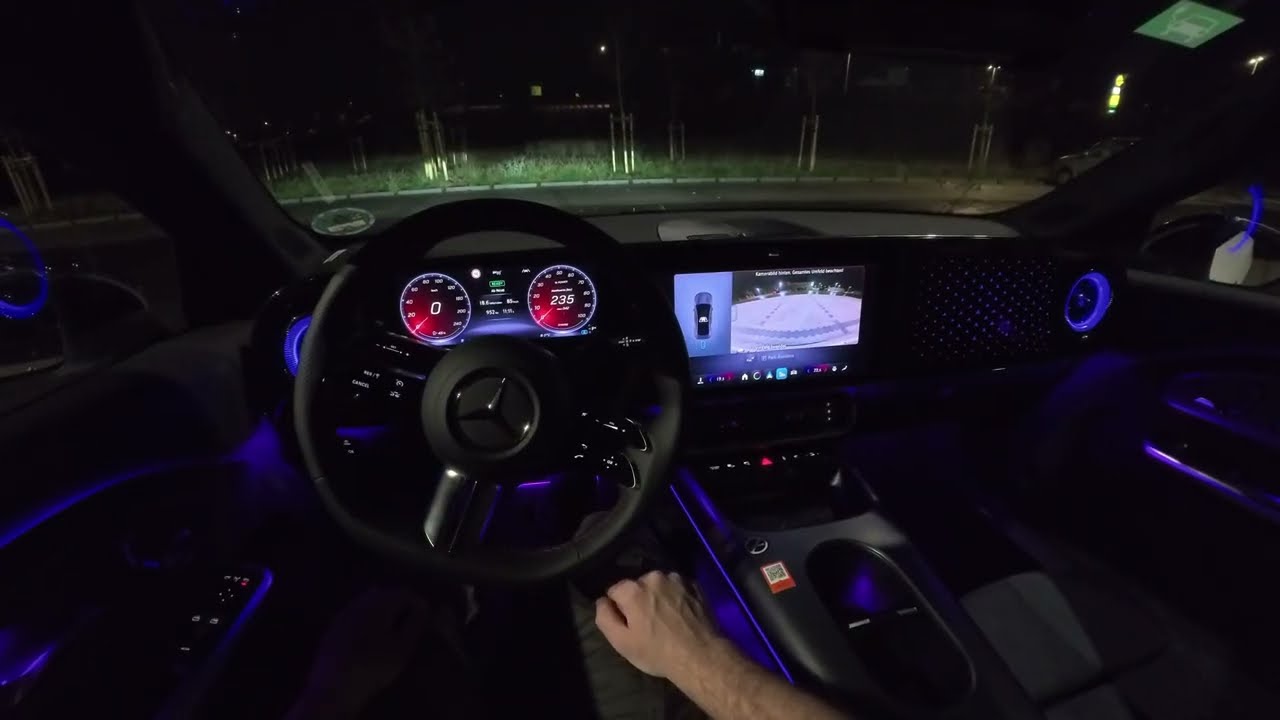 2026 Mercedes-Benz CLA 250+ EQ (85 kWh | 272 hp) - POV Night Drive