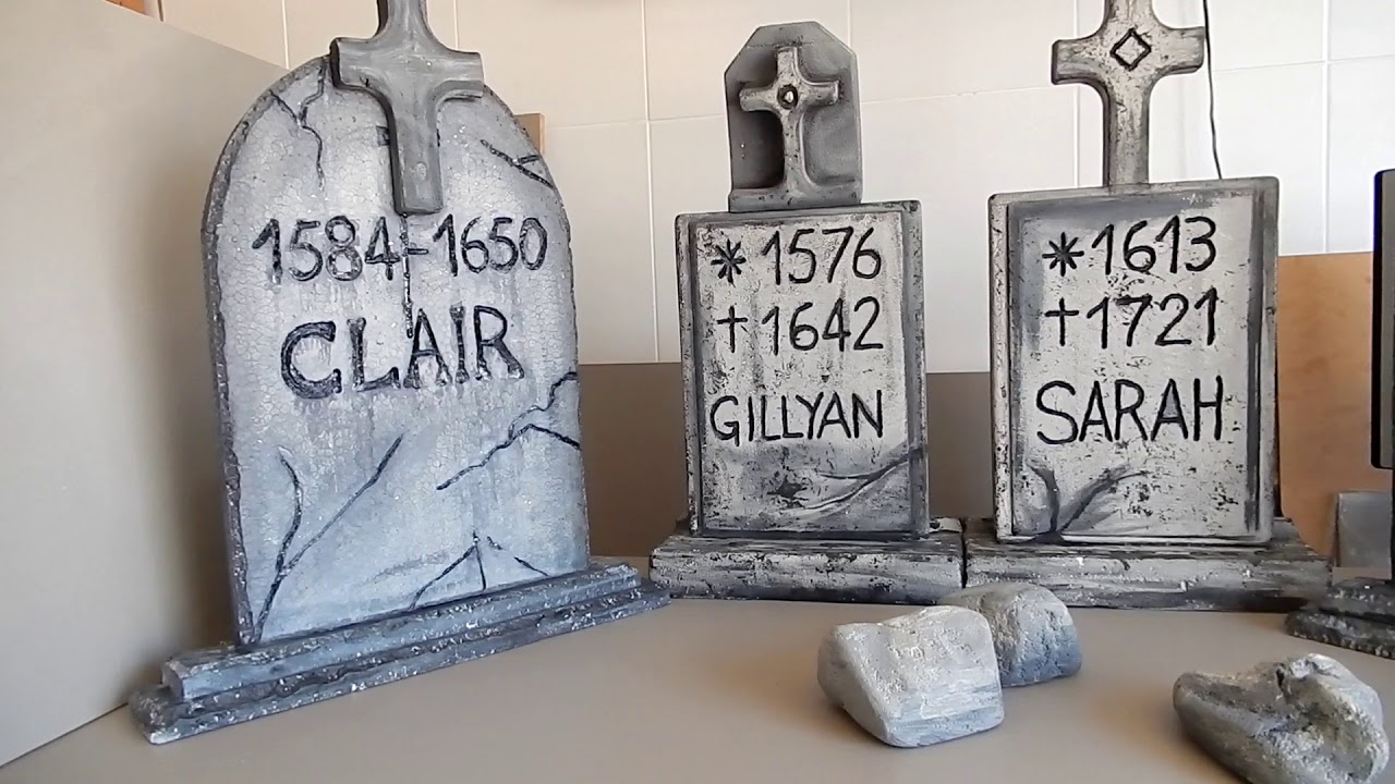 SILHUETA e LÁPIDES - HALLOWEEN / ideias&artes
