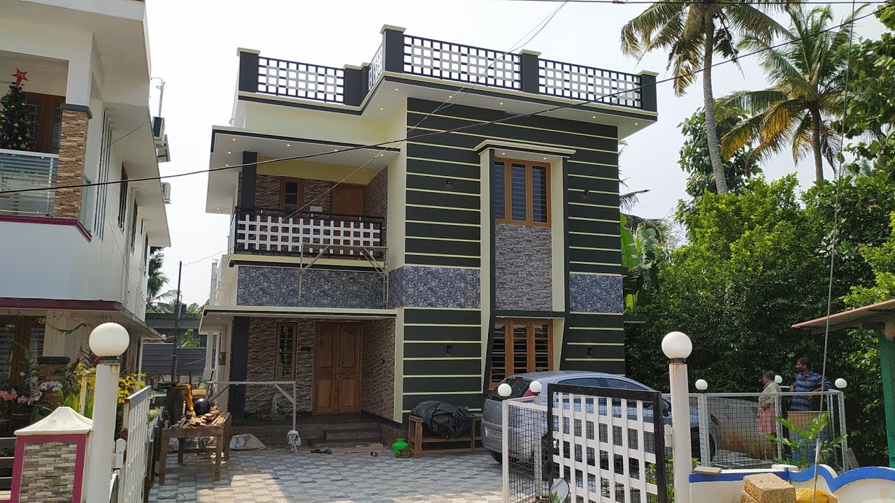 തൃശൂർ 5.750 സെന്റിൽ 3 bhk പുതിയ വീട് / Thrissur Posh Villas