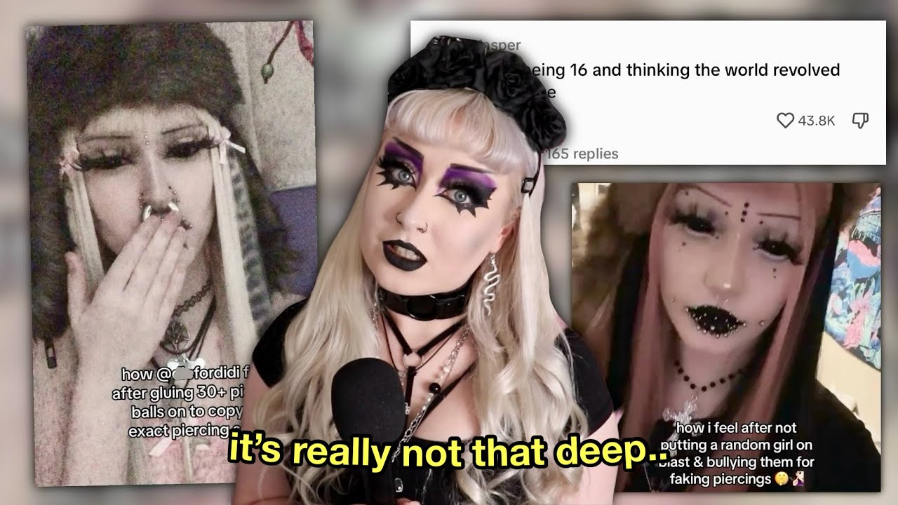 This Fake Piercing Tiktok Drama is INSANE..