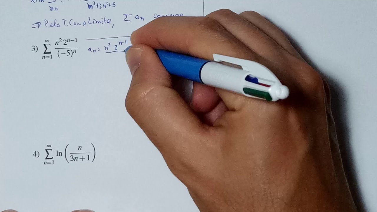 Séries - Testes de convergência: revisão e estratégias de uso - Parte II