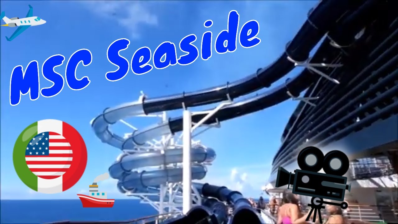 MSC Seaside - 3 divertimenti sui ponti esterni