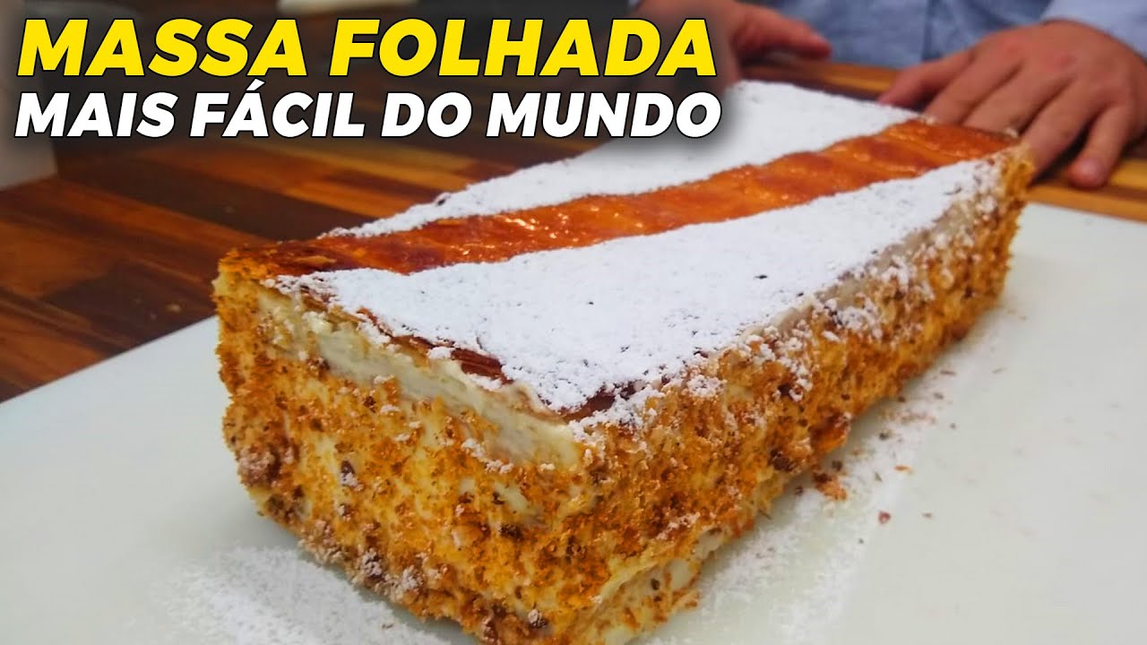 MASSA FOLHADA MIL FOLHAS MUITO FÁCIL DE FAZER | Ewerton Santana