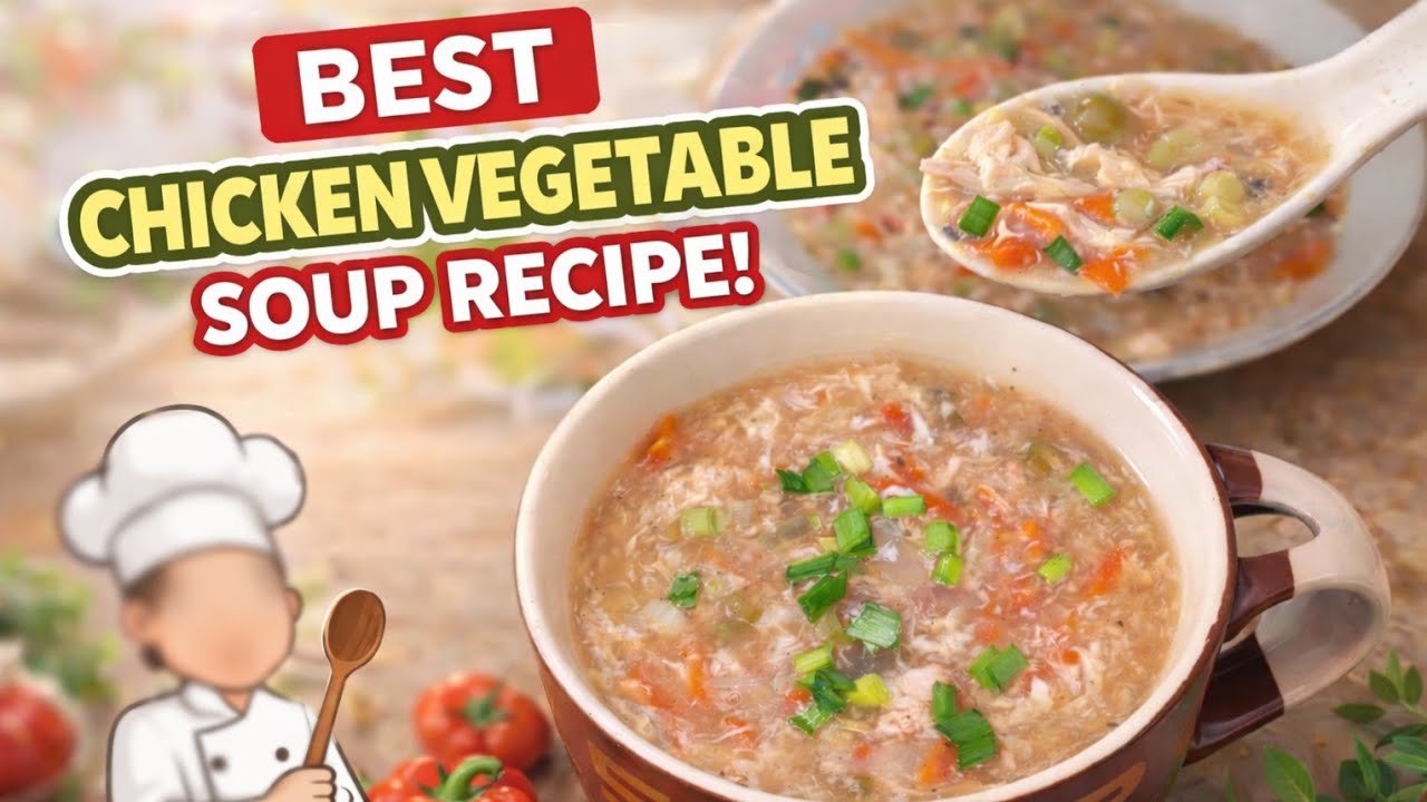 Chicken Vegetable Soup |Weight Loss Recipe  by Samra Hashmi @cookingwithpeace 