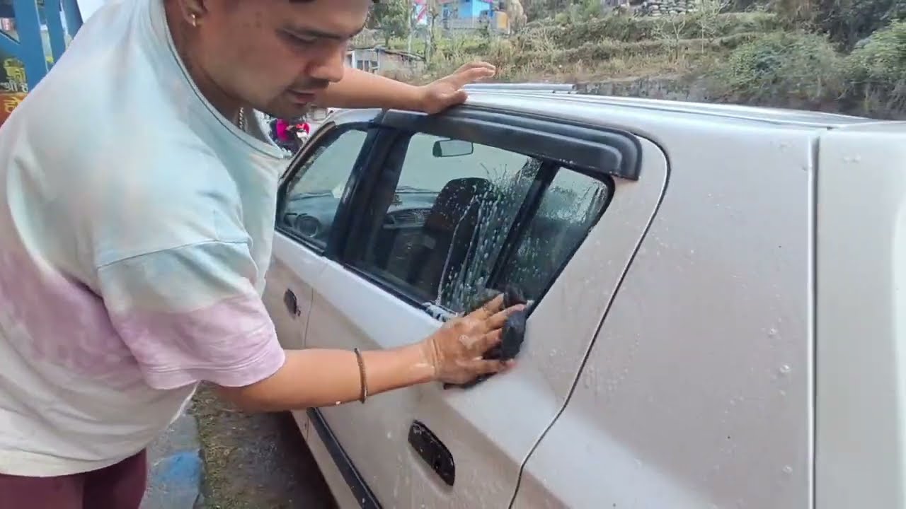 Scooty or car washing .😀 Vlog 41