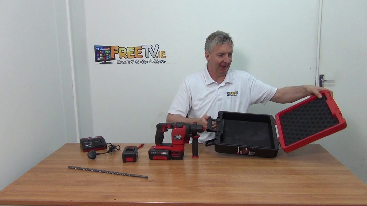 Einhell® 18V Cordless SDS Drill (Incl. 2x 4A Batteries, Charger & Carry Case)