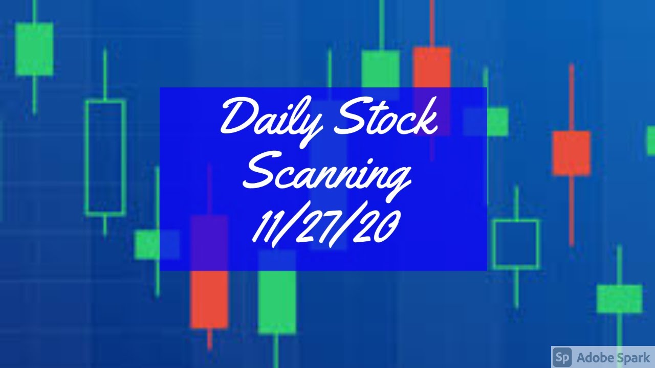 Daily Stock Scanning 11/27/20 | Super Swing Trader