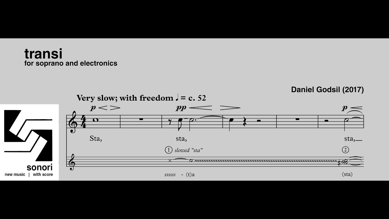 transi (2017) for soprano and electronics (with score)