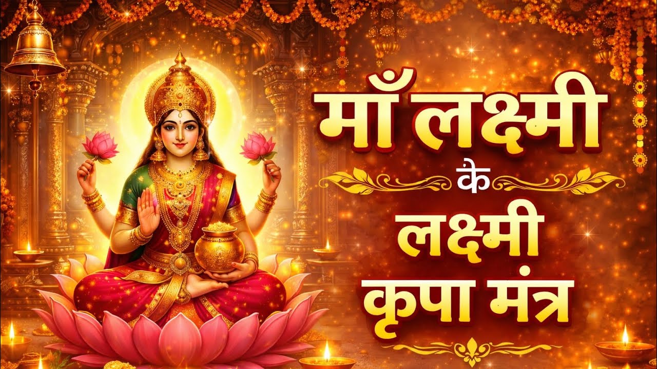Lakshmi 108 Names Mantra | माँ लक्ष्मी के 108 नाम सुनें और घर में बरसे धन