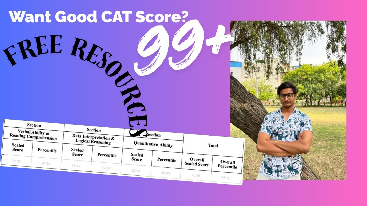 How to get 99+ Percentile in CAT with FREE Resources | Prep with Job | Smart Preparation