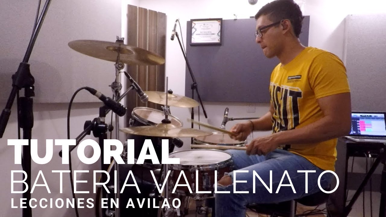 TUTORIAL DE PASEO VALLENATO EN BATERIA PARA PRINCIPIANTES - LECCIONES EN AVILAO