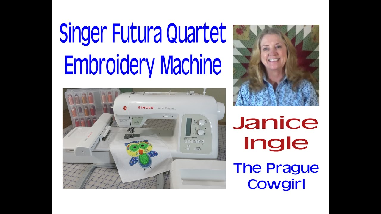 Singer Futura SEQS-6700 Embroidery Machine Demonstration