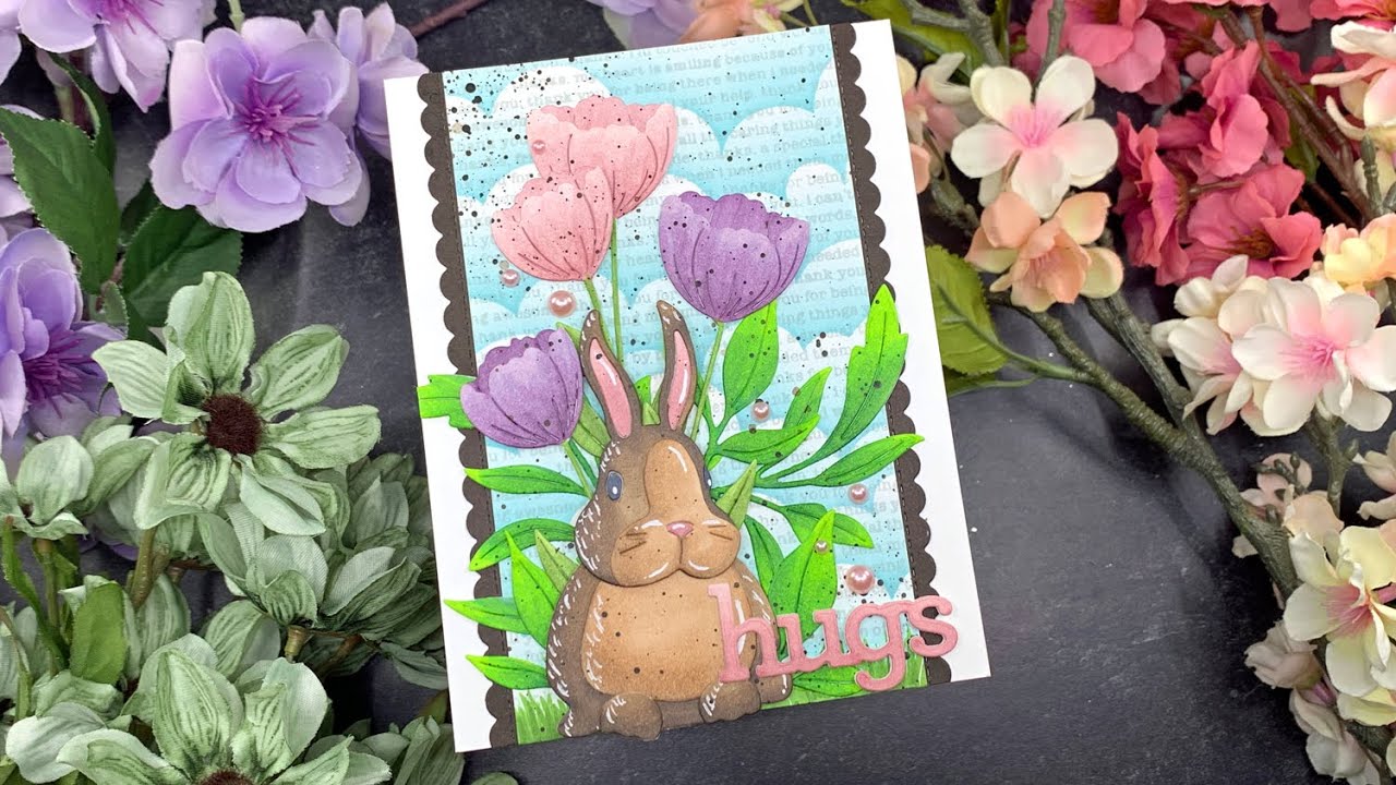 Layered Bunny w Tri-Blend Markers | Simon Says Stamp
