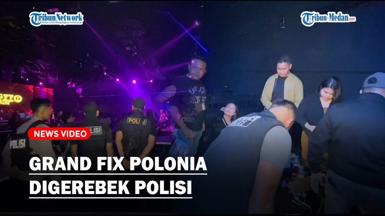 Tempat Hiburan Malam Grand Fix Digrebek Polisi, Pengunjung Dites Urine