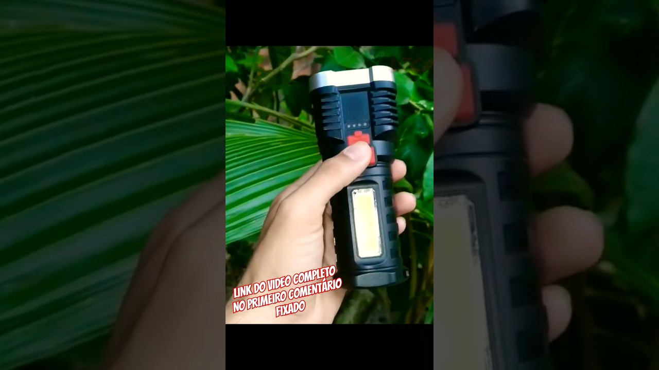 TESTEI A LANTERNA DE 9,99 DO ALIEXPRESS,SER&Aacute; QUE &Eacute; BOA ? #review #aliexpress #lanternas