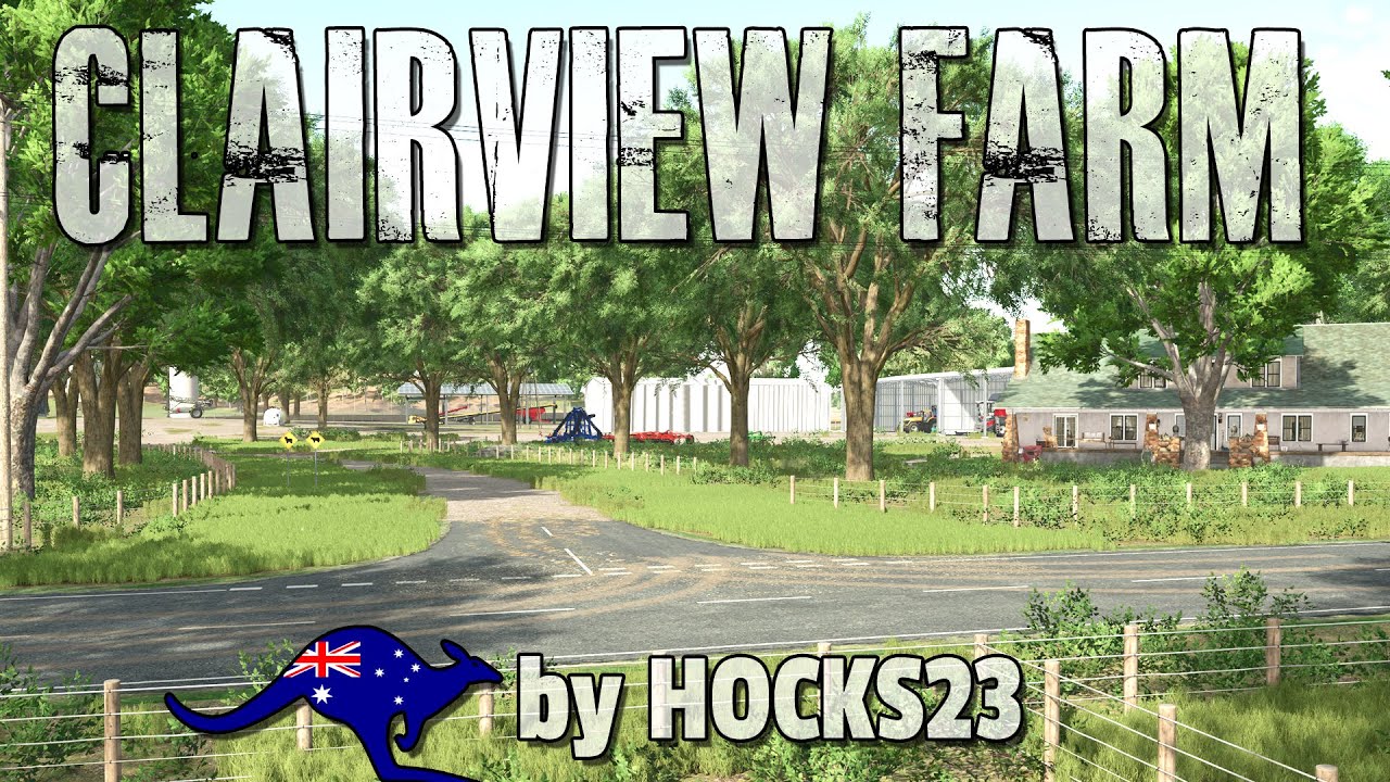Ферма Клэрвью от Hocks23 &mdash; Предварительный просмотр карты &mdash; Farming Simulator 25