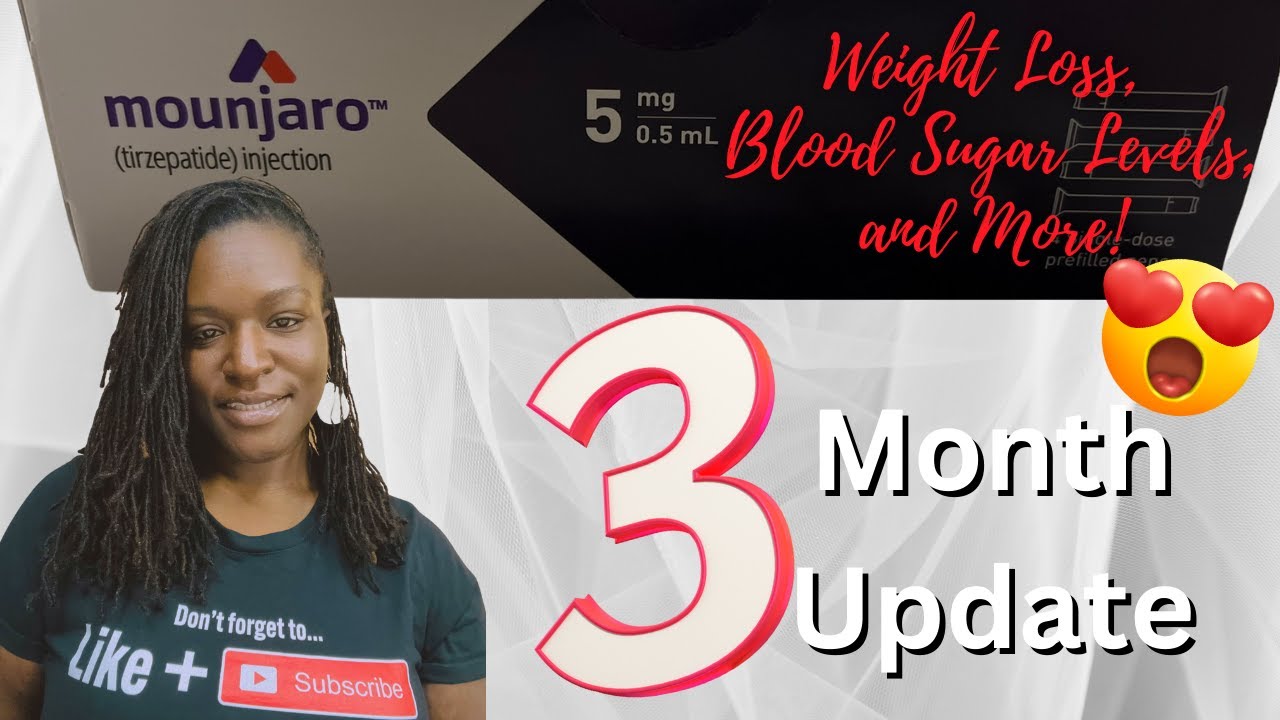 Wow!😲MOUNJARO 3 Month Results😲|5mg | WEIGHT LOSS, Blood Sugar Levels, etc | 90 Days on Tirzepatide