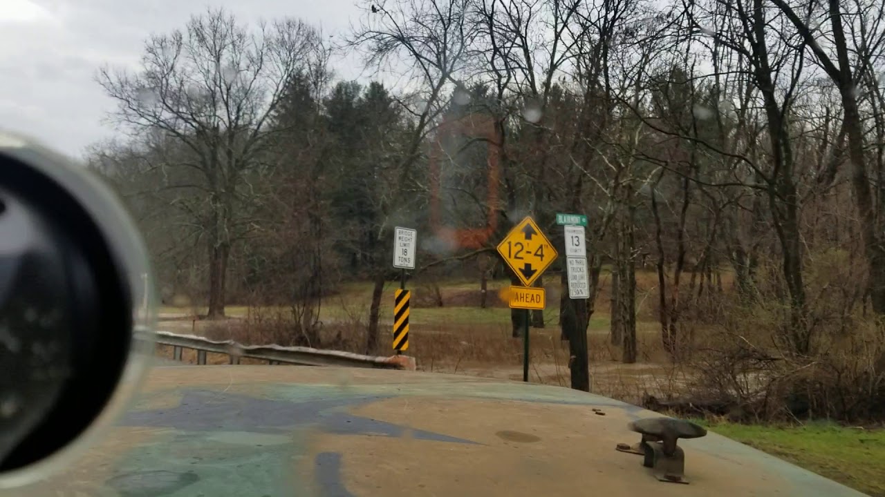 M35A2 deuce and a half on flooded roads