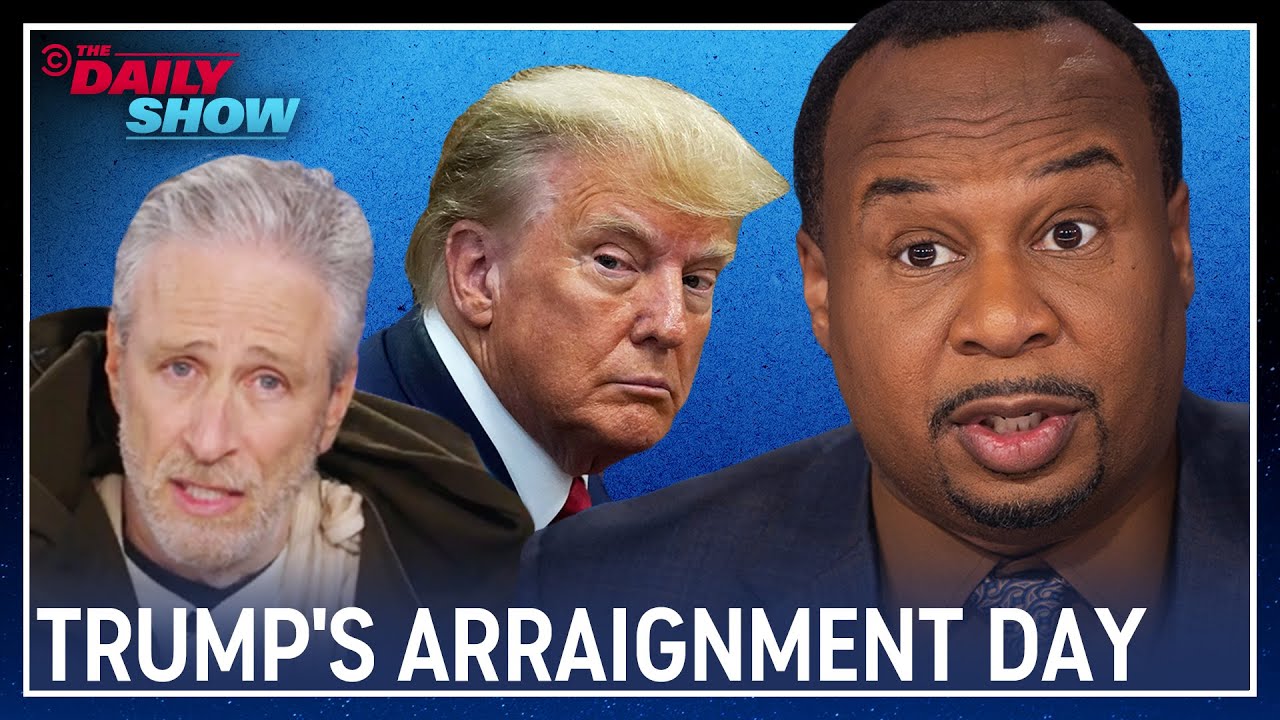 Jon Stewart Stops By for Trump's Arraignment Day | The Daily Show