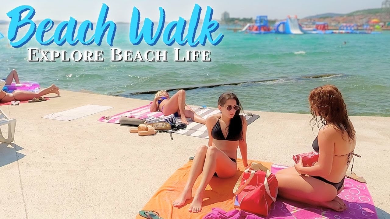 Beach Walk in Croatia | Relaxing Walking Tour in Vodice with Sara & Mark