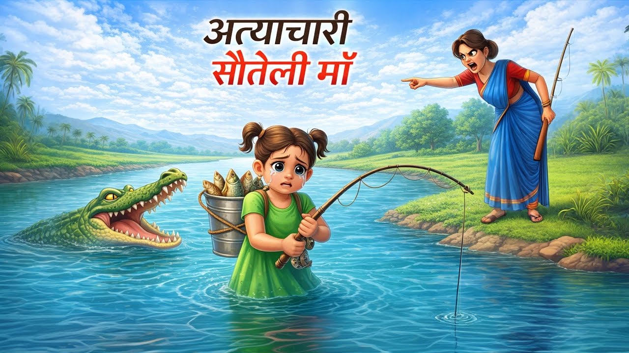 अत्याचारी सौतेली मां| Moral story| हिंदी कहानियां| bed time story|