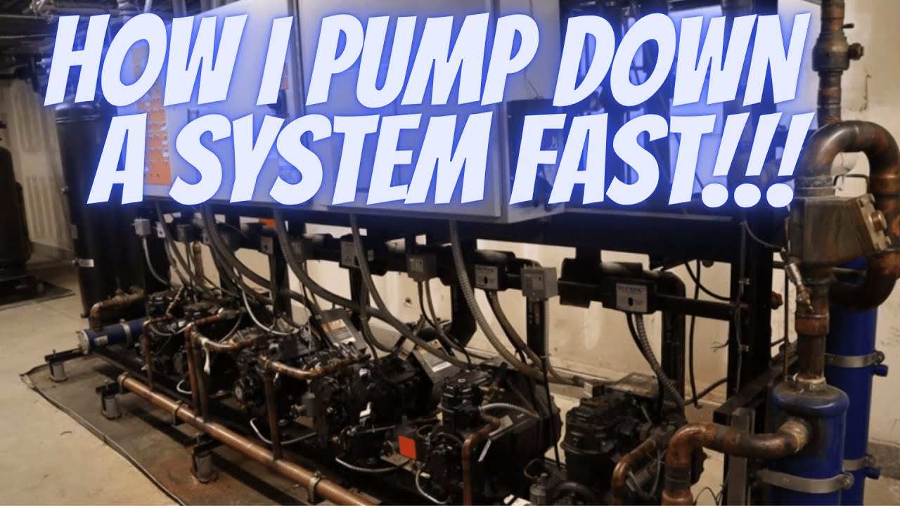 Refrigeration: How to do a Refrigeration Pump Down in a Supermarket Racks