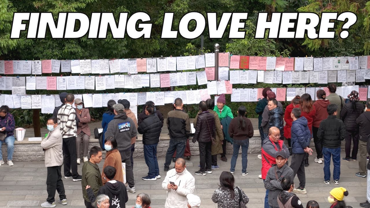Matchmaking Corner in the Park, Full of Chinese Parents