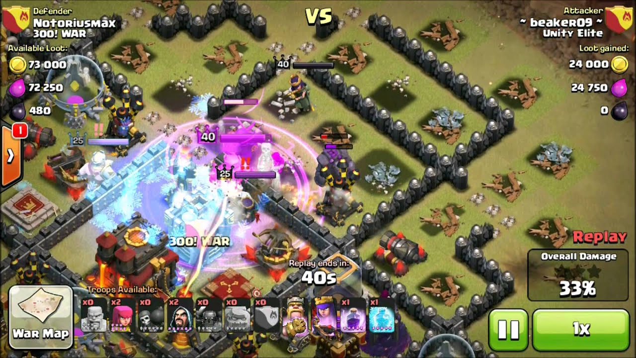 Clash of Clans: My TH10 Farm Base - 300! War Replays - GoWiWi + PEKKA Raids!