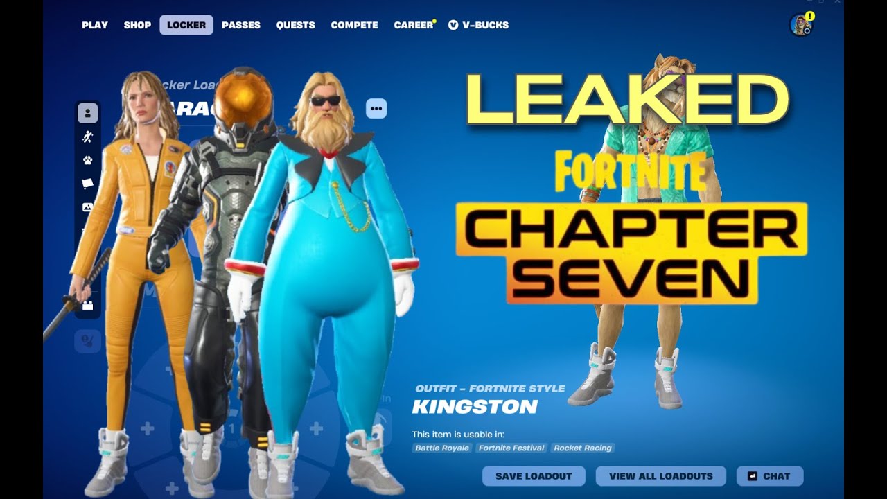 ALL CHAPTER 7 COSMETICS | Fortnite Leaks & News