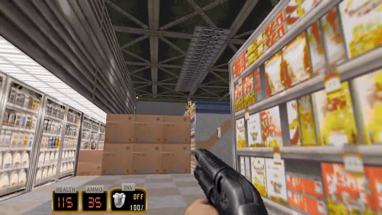 Duke Nukem 3D - Episode 4: The Birth &ndash; Level 3 - Shop-N-Bag